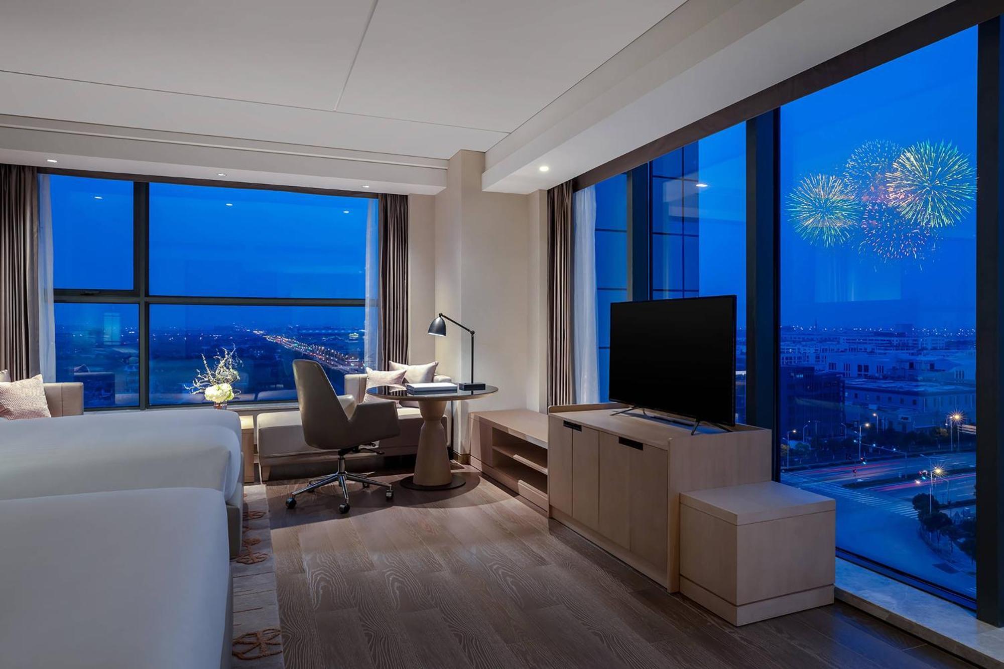 Shanghai Marriott Hotel Kangqiao Екстер'єр фото